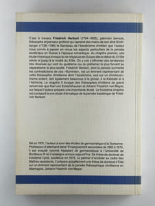 Le bernois Friedrich Herbort et l'ésotérisme chrétien en Suisse à l'époque romantique.