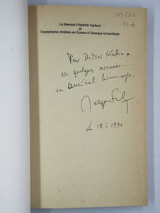 Le bernois Friedrich Herbort et l'ésotérisme chrétien en Suisse à l'époque romantique.