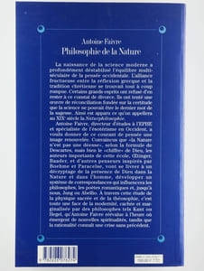 Philosophie de la nature. Physique sacrée et théosophie XVIIIe-XIXe sciècle.