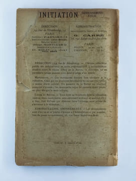 L'initiation n°5 (février 1893). 18e volume - 6e année.. PAPUS (Gérard Encause) (sous la dir. de),