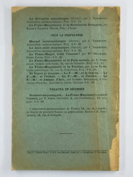 La Franc-Maçonnerie démasquée - nouvelle série - n°128 - novembre 1904. La Franc-Maçonnerie et les officiers.. COLLECTIF,