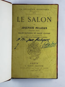 Le Salon de Joséphin Péladan. Neuvième année. Salon national et salon Jullian. Suivi de trois mandements de la Rose croix Catholique à l'Aristie.