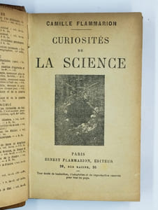 Curiosités de la science.