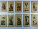 Jeu de tarot grand Etteilla (ANCIEN et COMPLET).. ALIETTE Jean-Baptiste (ETTEILLA),