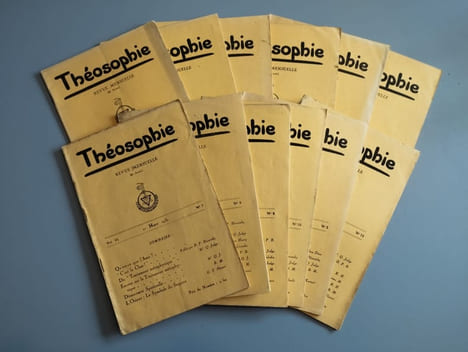 Théosophie. Revue mensuelle. Vol. 6. 12 numéros de septembre 1930 à août 1931. COMPLET.. COLLECTIF,