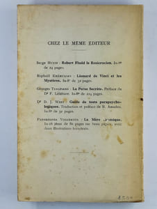Un chapitre de la médecine magnétique. La poudre de sympathie.