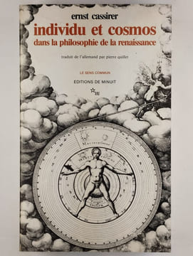 Individu et cosmos dans la philosophie de la renaissance.. CASSIER Ernst,