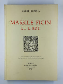 Marsile Ficin et l'art.. CHASTEL André,