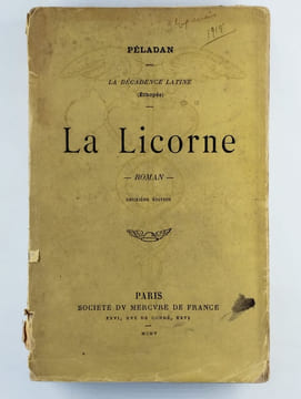 La décadence latine (Ethopée). La Licorne.. PELADAN Joséphin,
