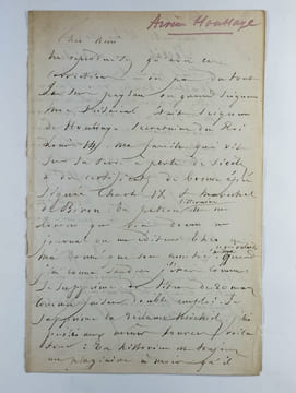 Les Charmettes. Jean-Jacques Rousseau et Madame de Warens.. HOUSSAYE Arsène,