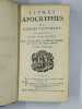 Livres apocryphes de l'ancien testament, en françois. Avec des notes. Pour servir de suite à la bible de Monsieur de Saci, en douze volumes. COMPLET ...