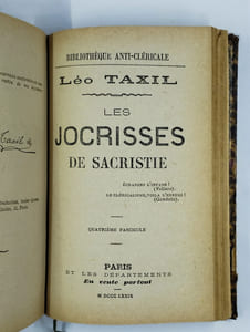  La clique noire. [A bas la calotte]. [La chasse aux corbeaux]. 3 tomes en 1 vol.