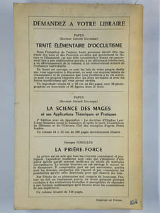 Le maitre Philippe, de Lyon. Thaumaturge et "homme de Dieu". Ses prodiges, ses guérisons, ses enseignements.