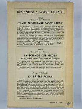 Le maitre Philippe, de Lyon. Thaumaturge et "homme de Dieu". Ses prodiges, ses guérisons, ses enseignements.. ENCAUSSE Philippe (Dr.),