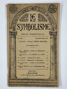 Le symbolisme. N°6/334. Juillet-août 1957.