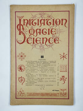 Initiation Magie Science n°3. Collectif,
