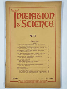 Initiation et science. n°8. 1948.