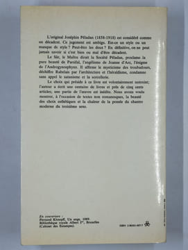 Oeuvres choisies.. PELADAN Joséphin,