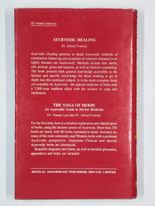 Ayurveda. The sience of self-healing. A pratical guide.