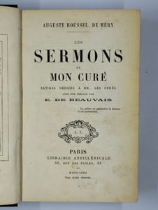 Les sermons de mon curé. Satires dédiées à MM. les curés.