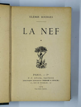 La nef. BOURGES Elémir,