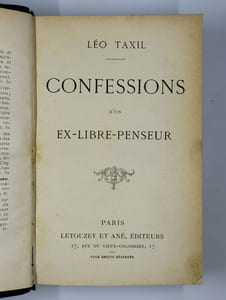 Confessions d'un Ex-libre-penseur.