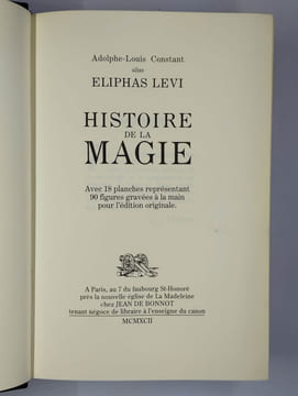 Histoire de la magie.. LEVI Eliphas,