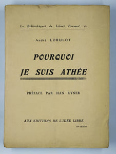 Pourquoi je suis athée.