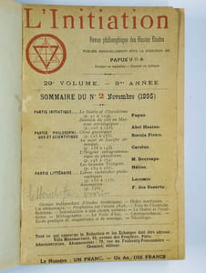 L'initiation. 1895 nov. (n°2) 1896 jan. - fév. (n°4 et 5).