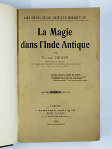 La magie dans l'Inde antique.