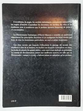 Dictionnaire initiatique.. MASSON Hervé,