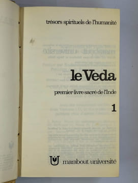 Le veda premier livre sacré de l'Inde.. COLLECTIF,