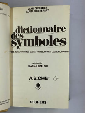 Dictionnaire des symboles. COMPLET en 2 vol.. CHEVALIER Jean, GHEERBRANT Alain,