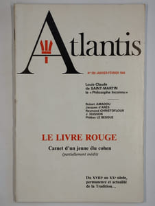 Atlantis. N° 330. Janvier-février 1984. Le livre rouge. Carnet d'un jeune élu cohen (partiellement inédit).