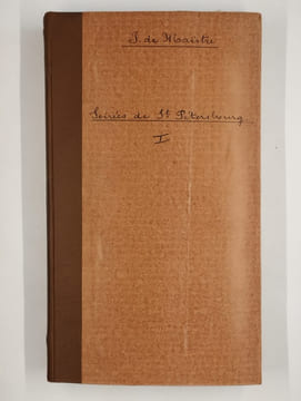 Les soirées de Saint-Petersbourg ou entretiens sur le gouvernement temporel de la providence; suivies d'un traité sur les sacrifices. COMPLET en 2 ...