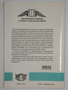 La stricte observance templière avec ses deux manuscrits datés du XVIIIe sciècle.