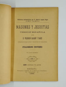 Masones y jesuitas.