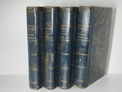 Histoire du merveilleux dans les temps modernes. COMPLET en 4 vol. Tome premier. Introduction. Les diables de Loudun. Les convulsionnaires jansénistes. [Tome deuxième. Les prophètes protestants. La baguette divinatoire] [Tome troisième. Le magnétisme animal] [ Tome quatrième. Les tables tournantes. Les médiums et les esprits].