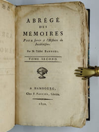 Abrégé des mémoires pour servir à l'histoire du jacobinisme. COMPLET en 2 vol. Tome I. [Tome II].
