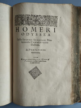 Homeri quae exstant omnia. Ilias, Odyssea, Batrachomyomachia, Hymni, poëmatia aliquot cum latina versione omnium quae circumferuntur emendatiss. ...