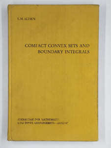 Compact convex sets and boundary integrals.