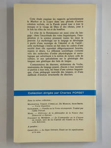 Mythe et langage au seizième siècle.