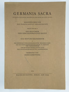 Germania Sacra. Die Bistümer der Kirchenprovinz Mainz. Das Bistum Hildesheim II. Das Benediktiner (innen) kloster Brunshausen. Das Benediktinerinnenkloster St. Marien vor Gandersheim.