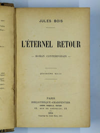 L'éternel retour. Roman contemporain.