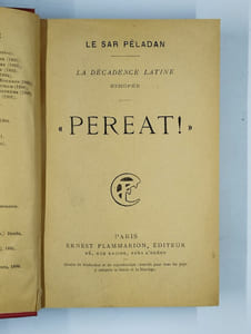 La Décadence latine - Éthopée. "Pereat !"