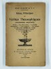 Idées, principes et vérités théosophiques. (philosophie orientale).. DARLES Jean,
