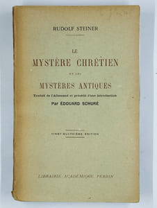 Le mystère chrétien et les mystères antiques.