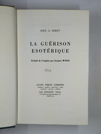 La guérion ésotérique.