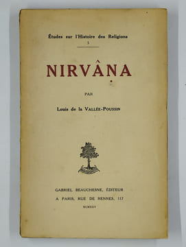 Nirvâna.. VALLEE-POUSSIN Louis de la,