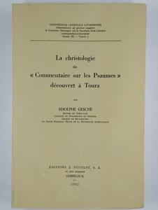 La christologie du "Commentaire sur les Psaumes" découvert à Toura.